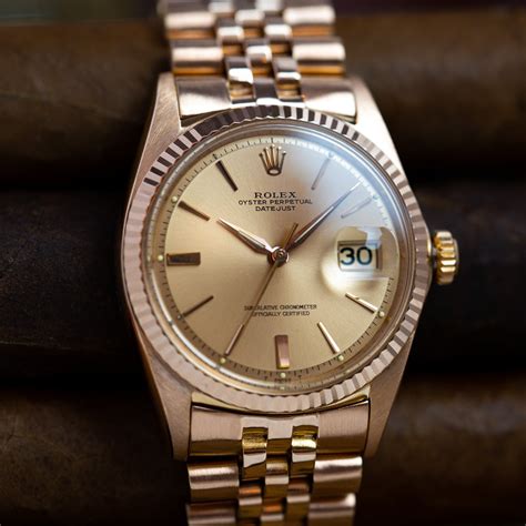 rolex datejust 1601 rose gold|rolex datejust 1601 36mm.